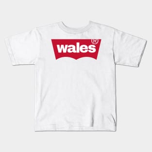 Wales batwing Kids T-Shirt